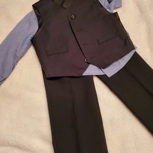 4t 3 piece suit navy
